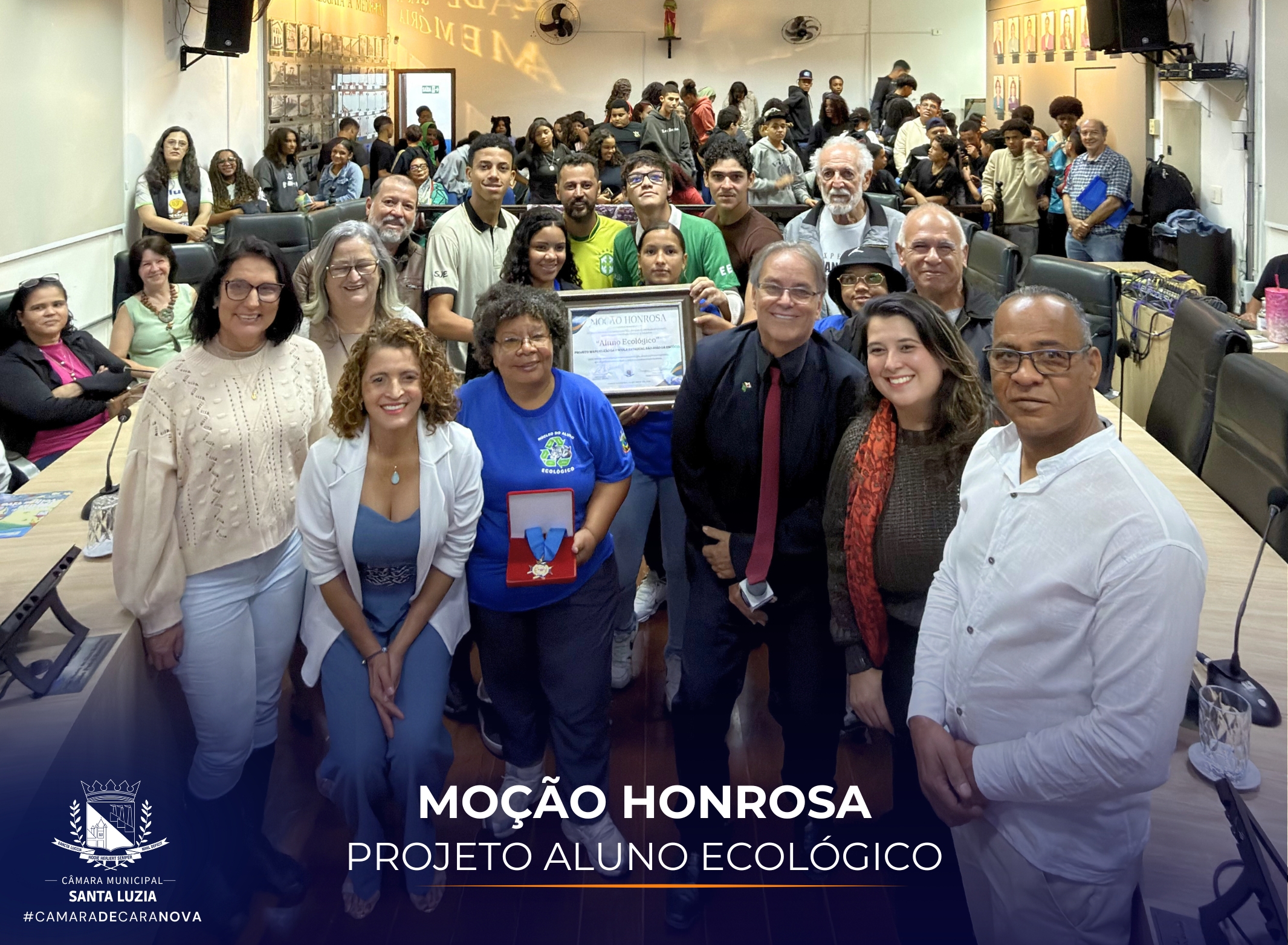 Imagem da notícia: Moção Honrosa - Aluno Ecológico 