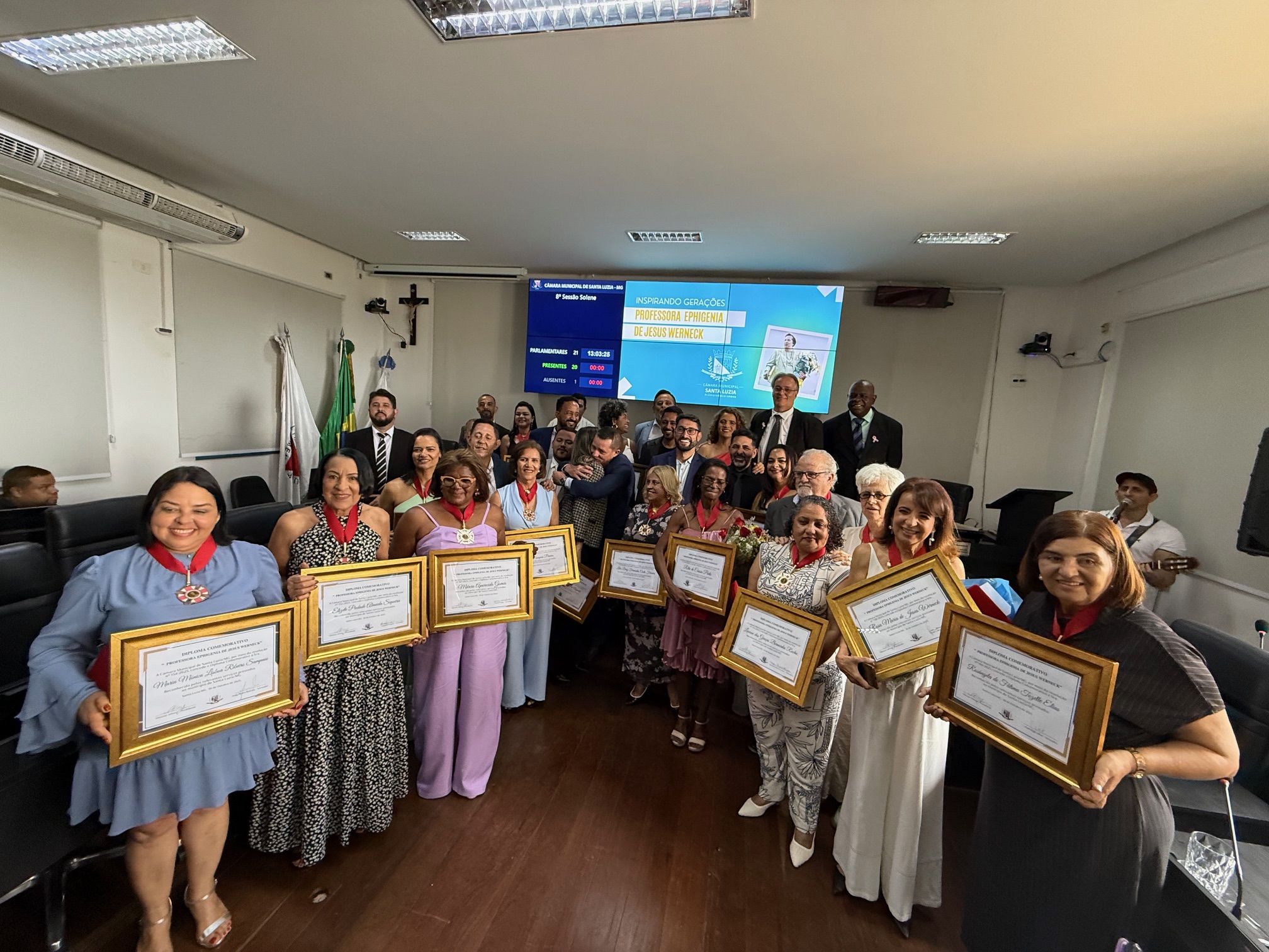 Diploma Comemorativo Professora Ephigenia de Jesus Werneck