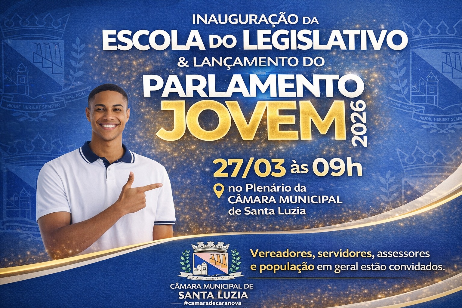 Inauguração da Escola do Legislativo - Lançamento do Parlamento Jovem 2026